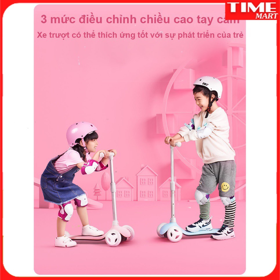 Xe trượt Scooter MITU Xiaomi 3 bánh cho trẻ em [TIME_MART siêu thị tiện ích gia đình]