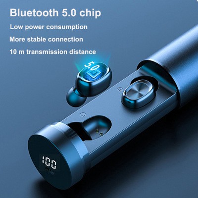 [Top 1 Uy Tín] Tai nghe Bluetooth 5.0 B9, vân tay, chống nước - BH 6 tháng