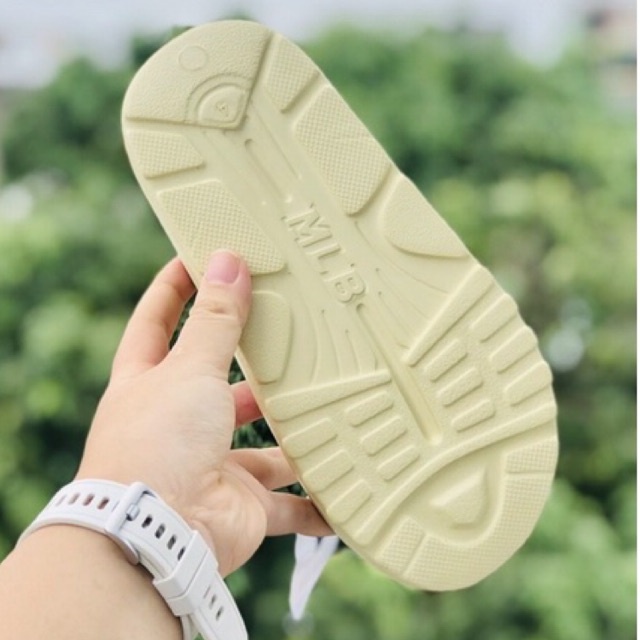 Dép kẹp đúc NY kem nam nữ