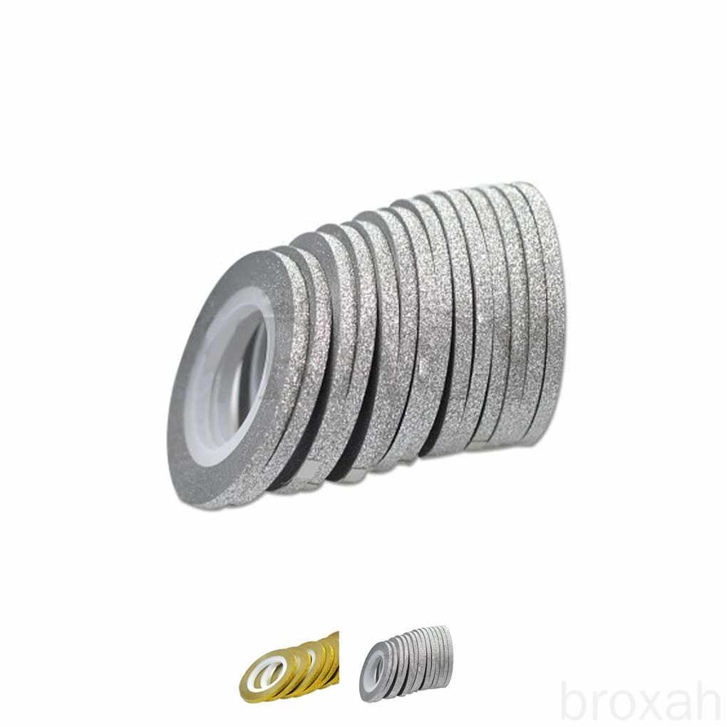 [Hàng mới về] Cuộn dây ruy băng trang trí móng tay lấp lánh