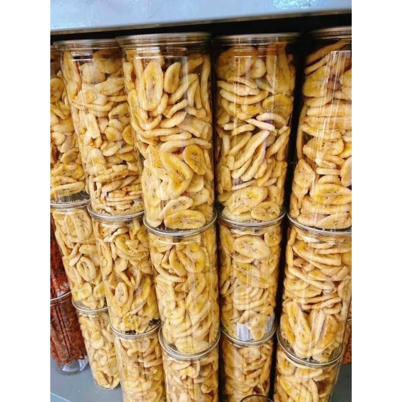 chuối sứ sấy giòn ( hũ pet 300gr )