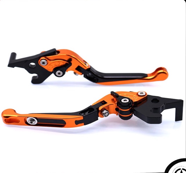 Cặp phanh có thể Gấp phanh ly hợp Đòn bẩy tay cầm nắm tay đòn bẩy ly hợp Pit Pro Dirt Bike nhôm 7 / 8inch cho nhiều  xe