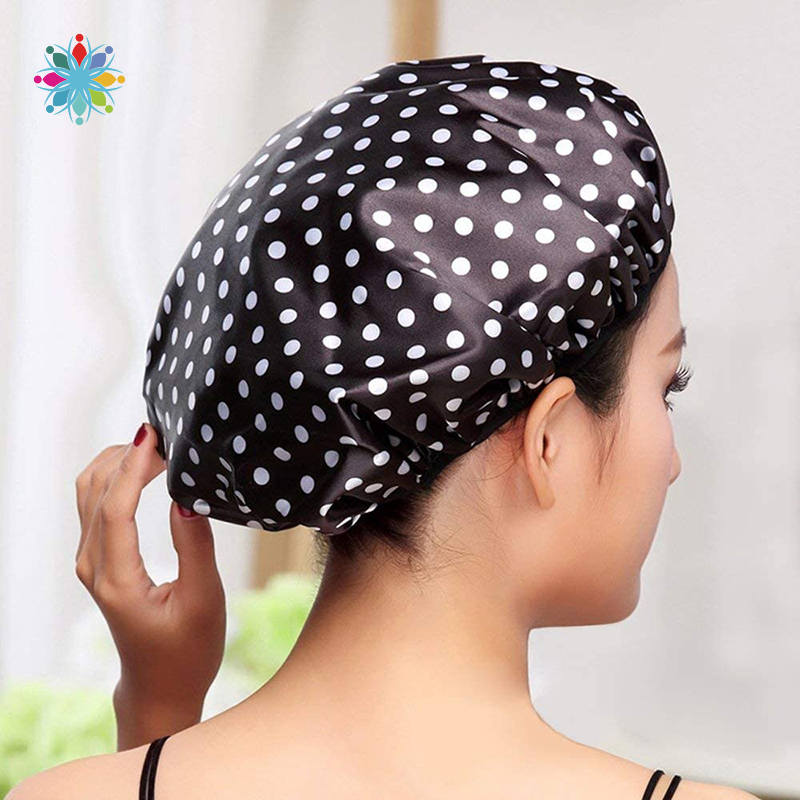 Mũ Trùm Đầu Khi Tắm Hai Lớp Chống Thấm Nước