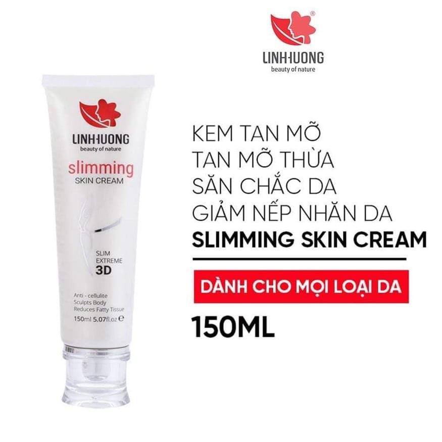 Kem Tan Mỡ Slimming Skin Cream 3D Linh Hương - EO THON DÁNG ĐẸP- MIỄN SHIP [ HÀNG CHÍNH HÃNG]