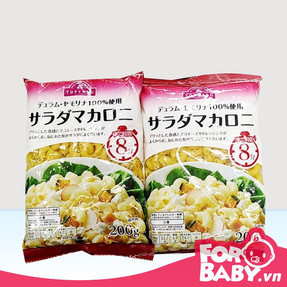 Nui hình xoắn/ hình ống cho bé 200gr - date 11/2022