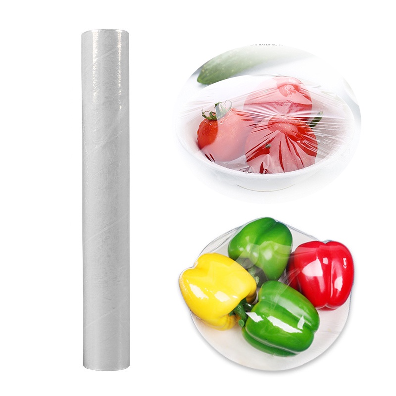 Màng bọc thực phẩm Ossayi bằng nhựa giữ tươi rau củ quả sử dụng trong nhà bếp