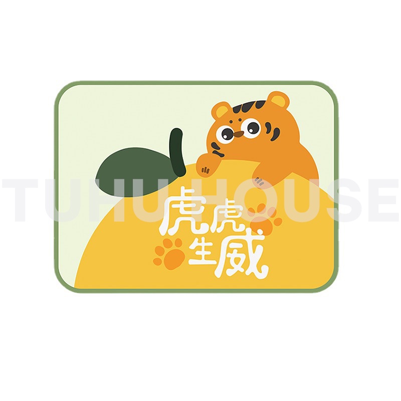 Tấm lót bàn ăn bằng da PU cách nhiệt, tấm thảm da trải bàn ăn hoạt hình chống trơn trượt – TUHUHOUSE