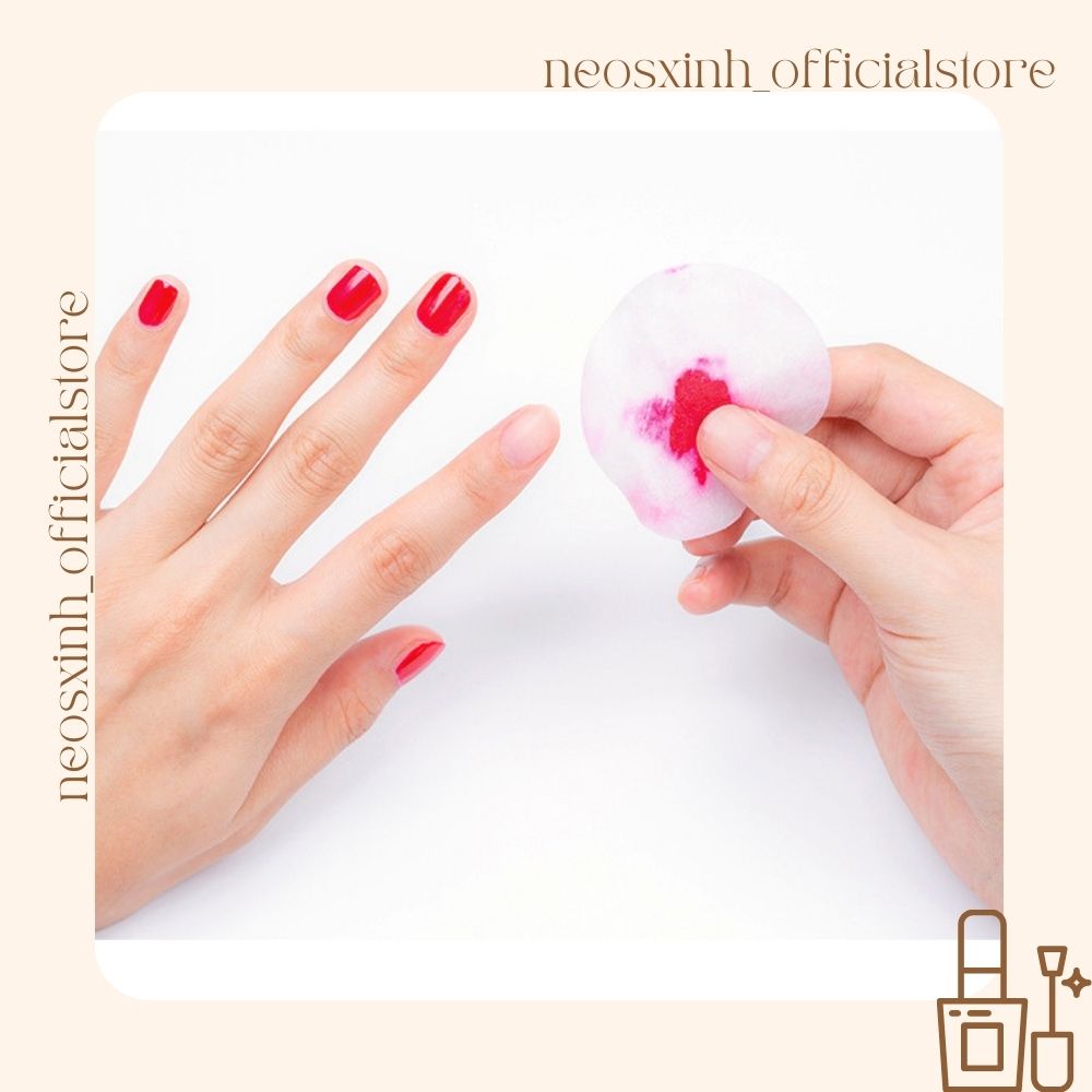 Hộp Bông Tẩy Móng Tay Fairy's Gift 48 Miếng Tiện Lợi - Neosxinh Nails