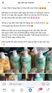 ODER TAOBAO - SỮA TẮM HƯƠNG NƯỚC HOA OLAY - 2 chai 700ml