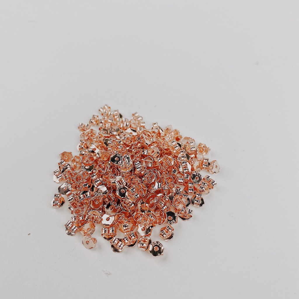 Chốt Khuyên Tai Silicon MIRASON Đơn Giản - Đích Bông, Chui Bông Silicon MPK002