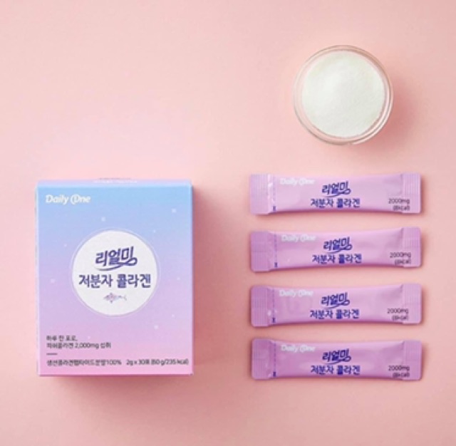 Collagen bột Daily One Realme Collagen Stick | Thế Giới Skin Care