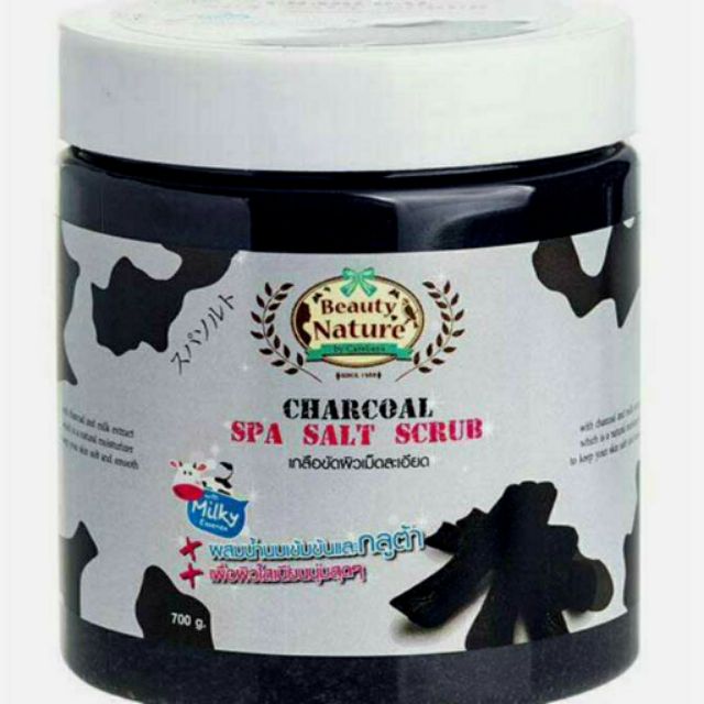 Muối tắm body than hoạt tính hấp thụ độc tố giải độc da