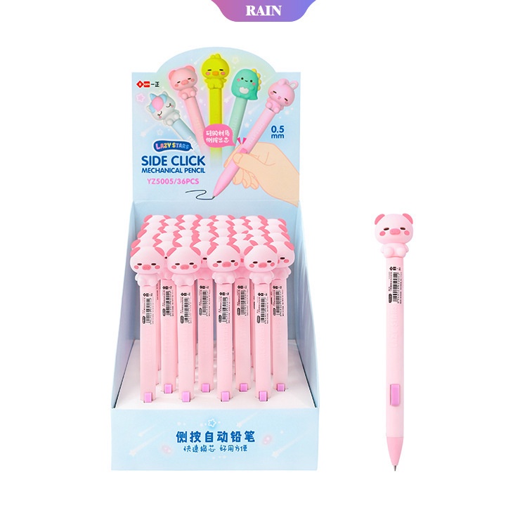 Bút Chì Cơ 0.5mm Họa Tiết Kỳ Lân Hoạt Hình Sáng Tạo Cho Học Sinh