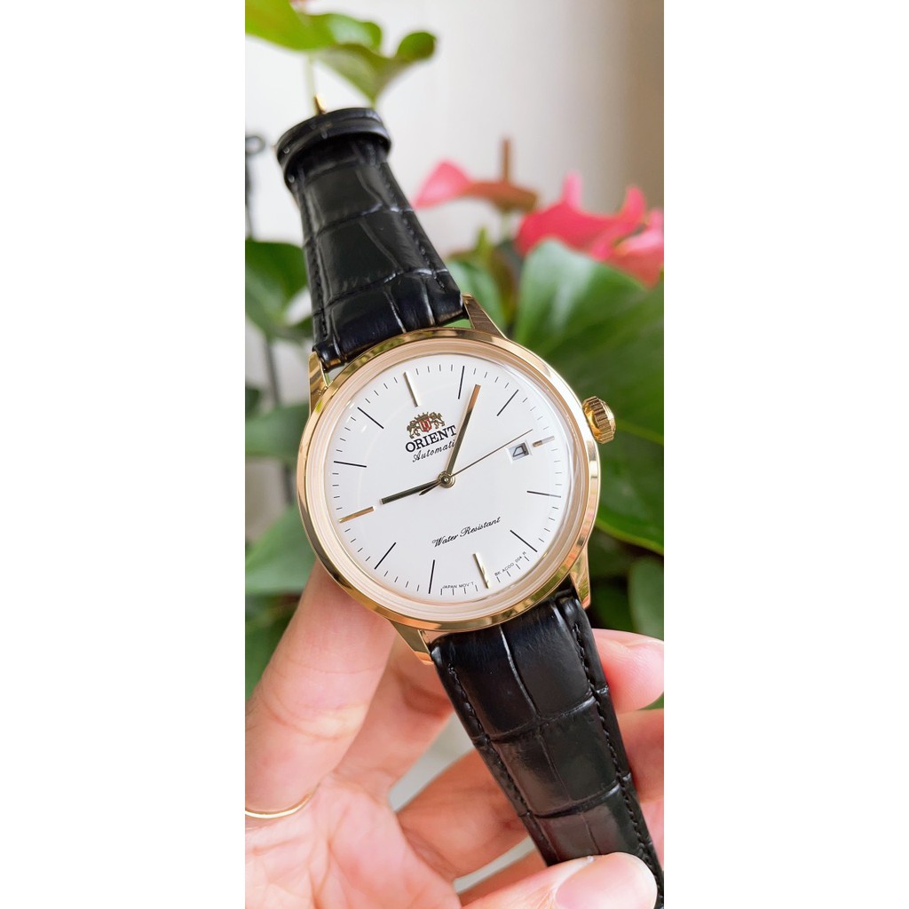 Đồng hồ ORIENT BAMBINO FAC00002W Thời gian tích cót 51h + Máy cơ  + thẻ bảo hành + full hộp