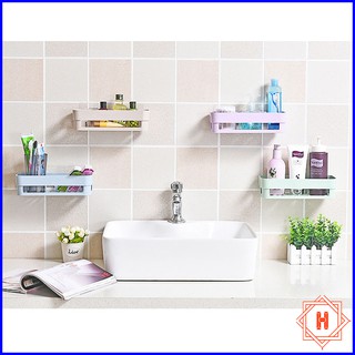 KỆ ĐỰNG ĐỒ NHÀ TẮM DÁN TƯỜNG TIỆN DỤNG { H }