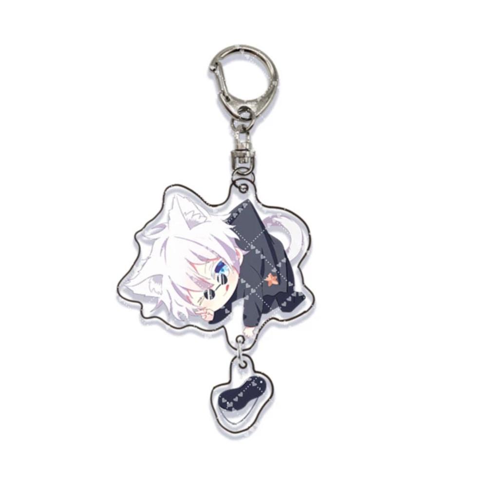 Móc Chìa Khóa Bằng Acrylic Hình Jujutsu Kaisen Cho Xe Hơi