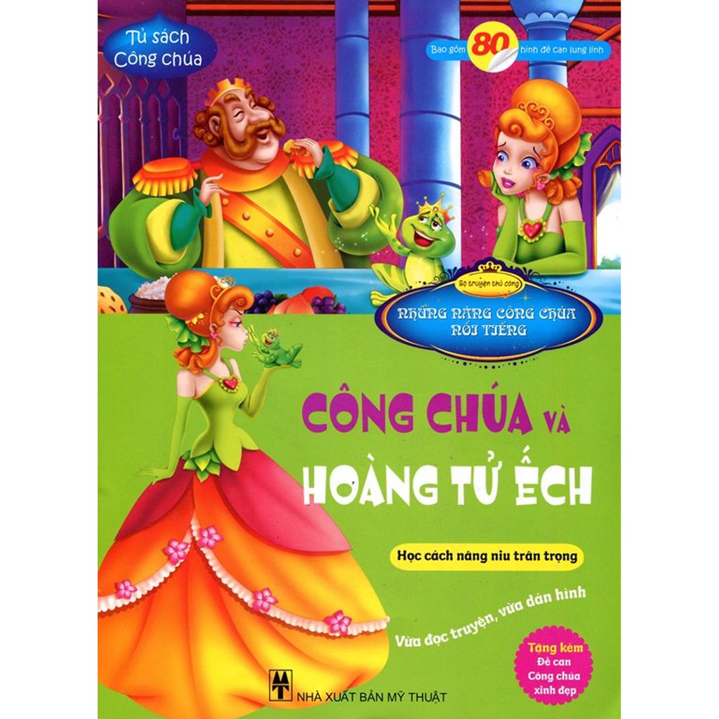 Sách - Tủ Sách Công Chúa - Công Chúa Và Hoàng Tử Ếch