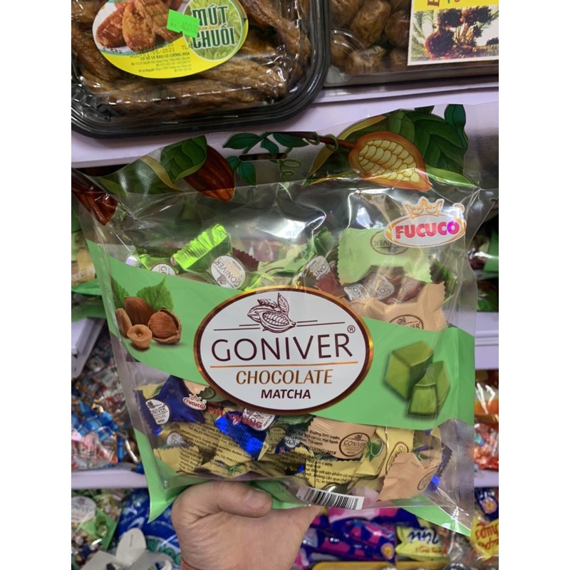 Kẹo Chocolate Matcha GONIVER Phú Cường 350gr