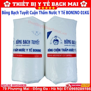 Bông Y Tế Cuộn Bạch Tuyết 1kg