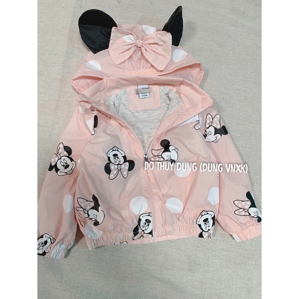 Áo khoác gió bé gái