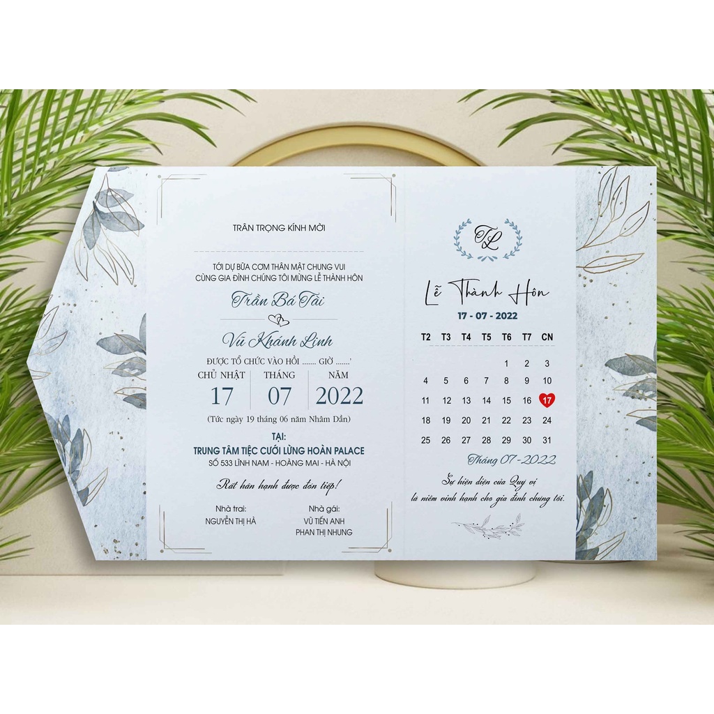 THIỆP CƯỚI HÀ NỘI - BB 110