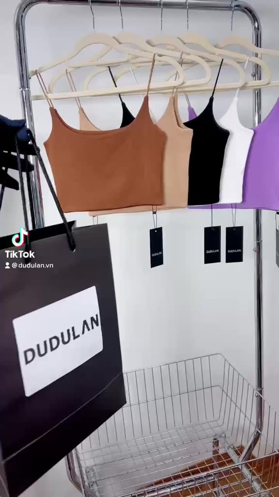 Áo 2 dây sợi bún croptop hai lớp ANNAKIKI ôm sát -030 | BigBuy360 - bigbuy360.vn