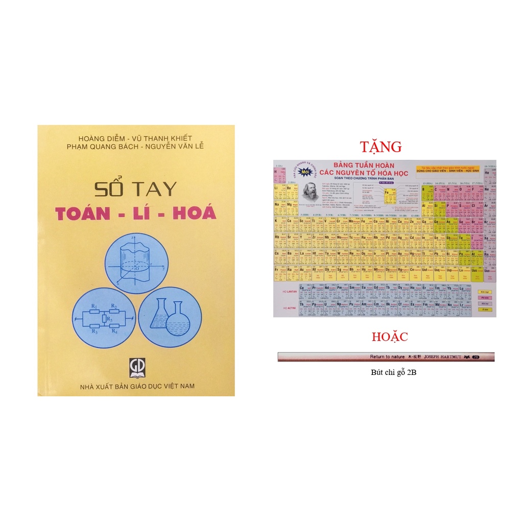 Sách sổ tay TOÁN LÍ HÓA