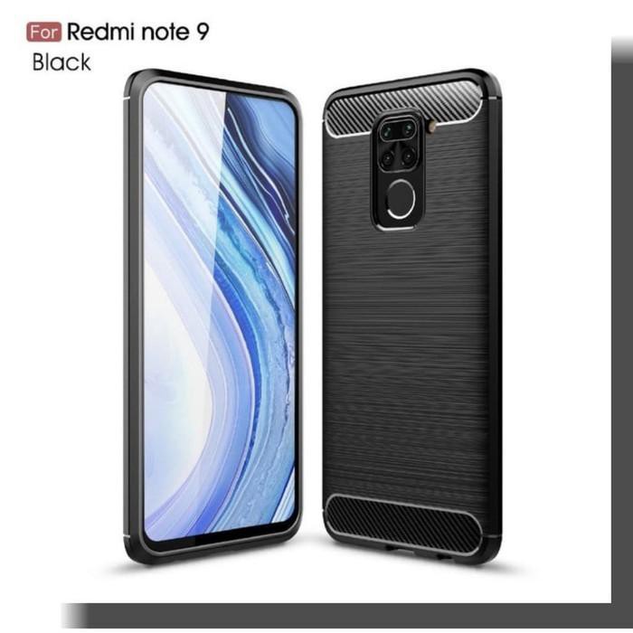 Ipaky Ốp Điện Thoại Sợi Carbon Cho Xiaomi Redmi Note 9