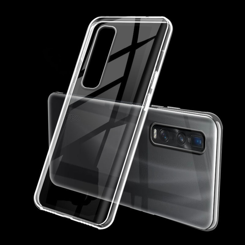Ốp Điện Thoại Dẻo Màu Trong Suốt Chống Sốc Cho Oppo Find X2 Pro F11 Pro Lite Neo Find X K5 K3 K1 F15 F7 F9 Pro Youth