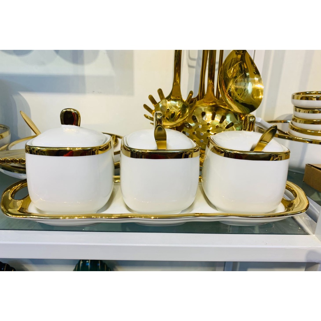 dụng cụ nhà bếp màu trắng sang trọng. dụng cụ nhà bếp. combo phụ kiện nhà bếp sang trọng.