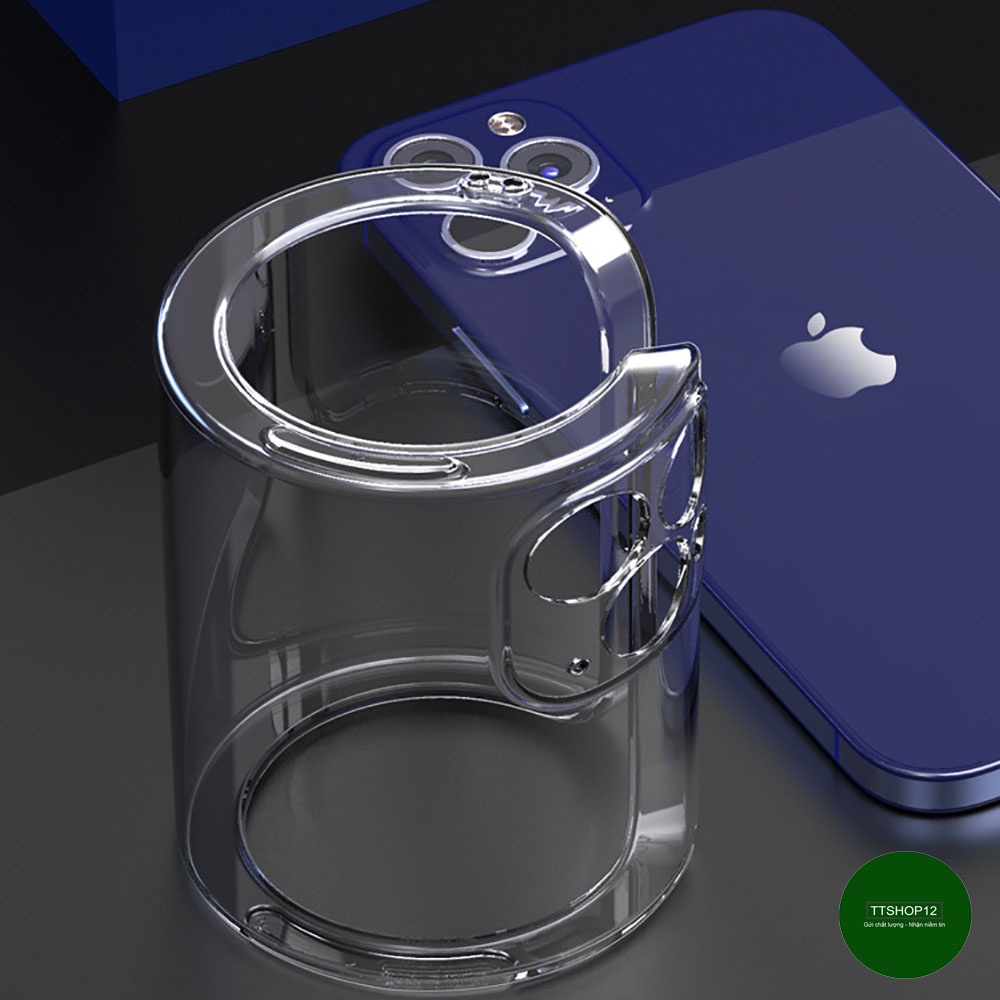 Ốp lưng Iphone võ mềm TPU bảo vệ camera, mặt trước, mặt lưng của Iphone  6/6S đến Iphone 13 pro max