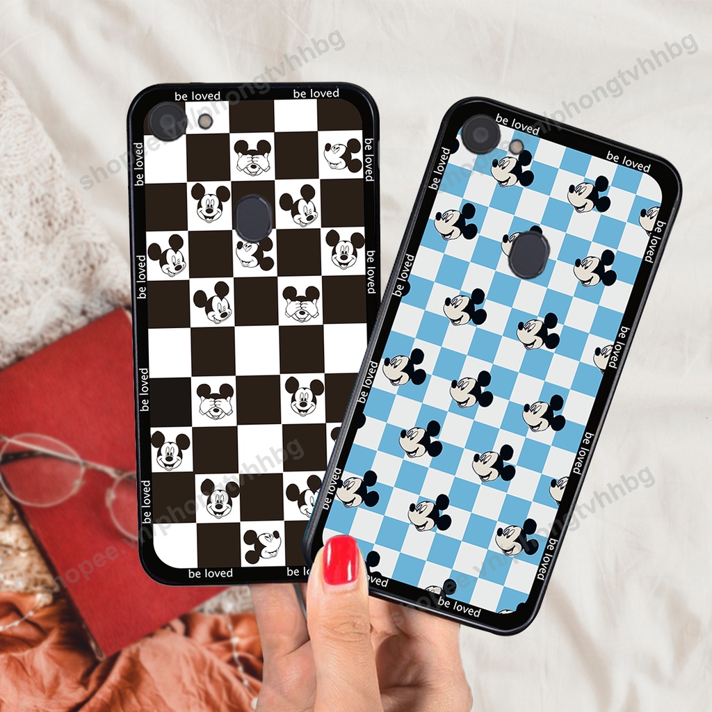 Ốp lưng Oppo F5 / F5 Youth / F7 / F7 Youth  ốp họa tiết trái tim caro, chuột mikey thể thao cực đẹp cute cực bền bỉ