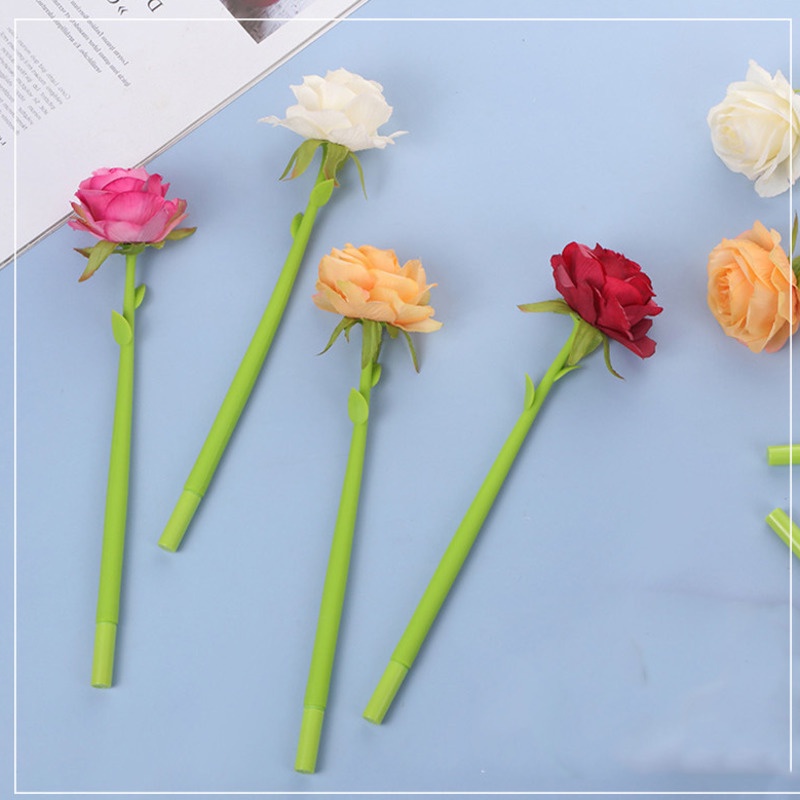 1 Bút Mực Gel Hình Hoa Hồng Sáng Tạo
