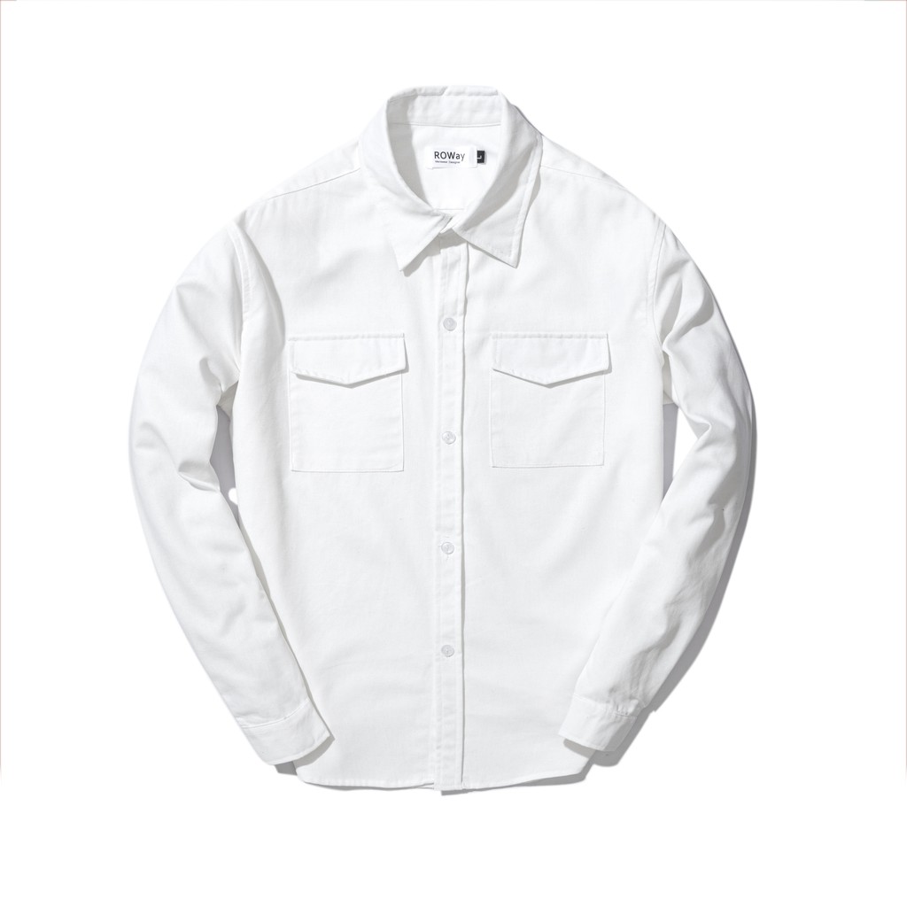 Áo sơ mi nam ROWAY Fullbox, vải linen thoáng mát, không nhăn, form regular | Sơ mi dài tay cổ bẻ | BigBuy360 - bigbuy360.vn