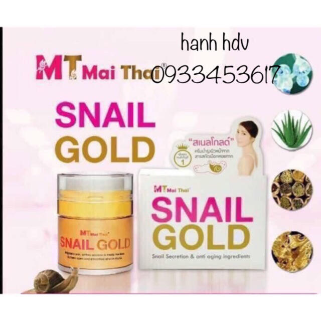 Kem Snail Gold Mai Thai (Bill Hoàng Gia)
