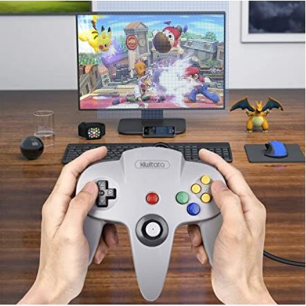 Tay Cầm Chơi Game N64 cổng kết nối USB cho PC Mac Linux
