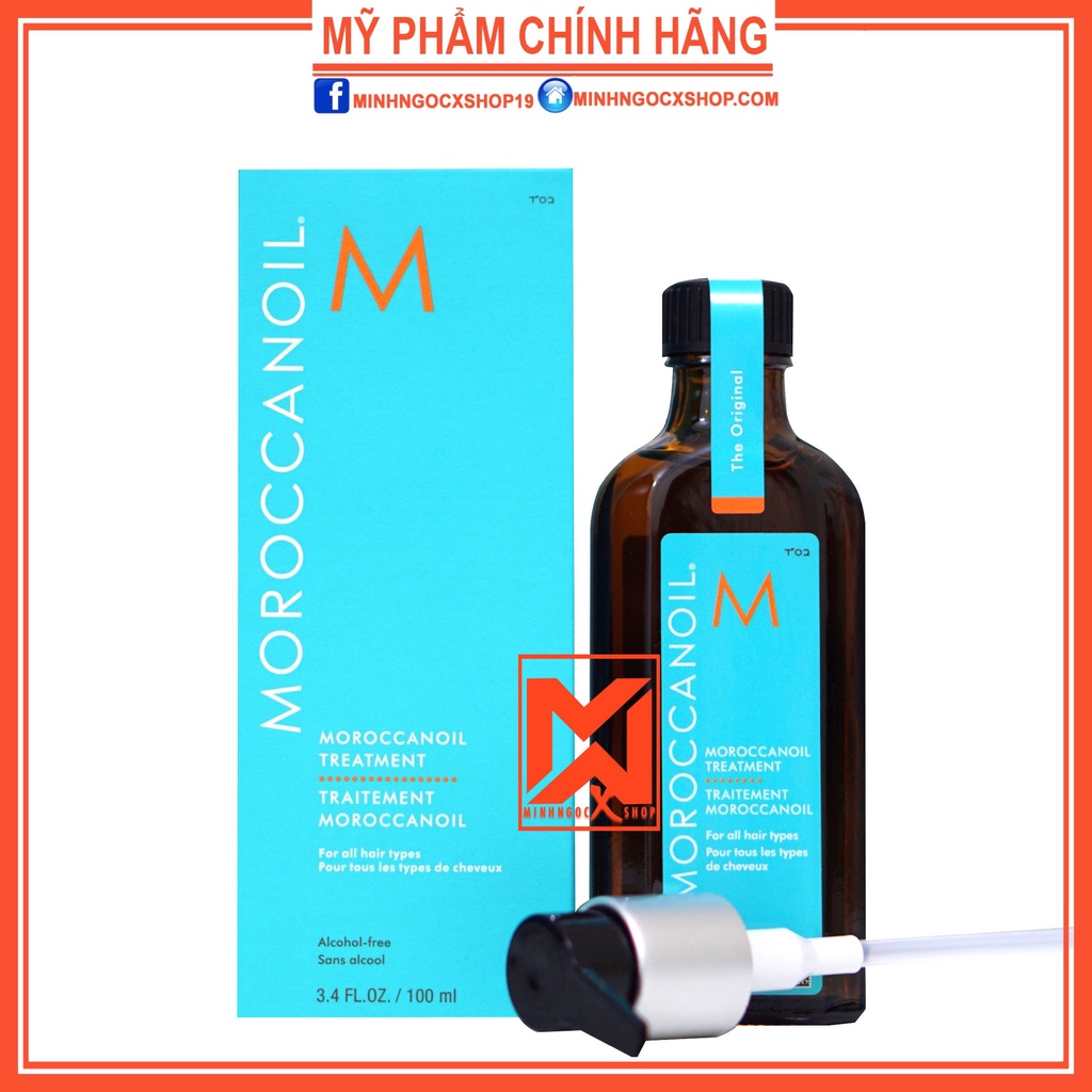 Set dầu dưỡng tóc MOROCCANOIL Treatment 100ml tặng kèm xịt Moroccanoil All in one Leave-in Conditioner 20ml