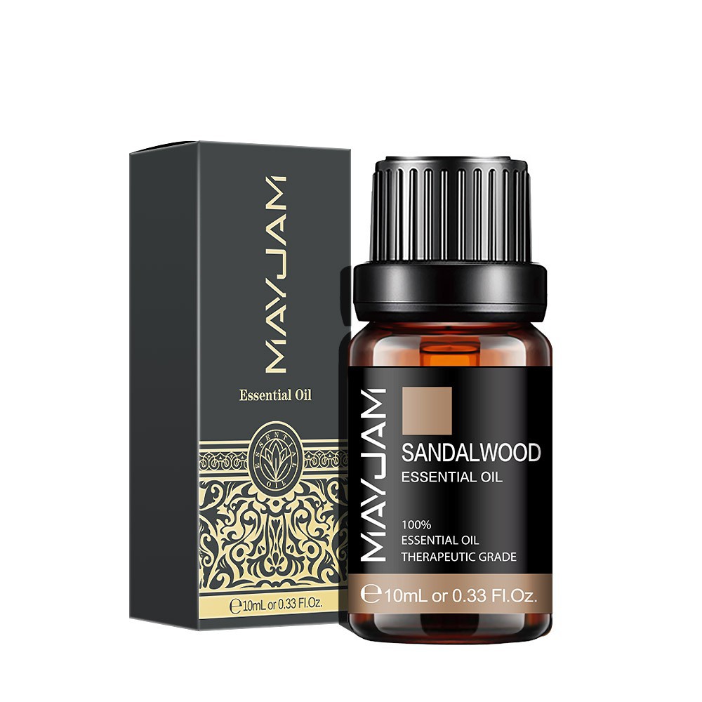 Tinh Dầu Gỗ Đàn Hương Tự Nhiên Mayjam 10ml Chăm Sóc Da Đa Năng Sandalwood Essential Oil