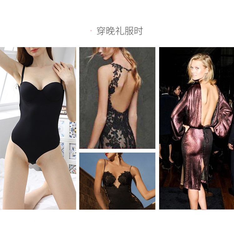 Bộ Đồ Lót Liền Thân  Bodysuit định hình  toàn thân cúp ngang giúp nâng ngực hàng cao cấp xuất khẩu J-824 7Sexy
