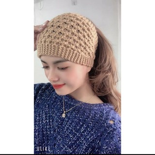 Mũ len nửa đầu nữ