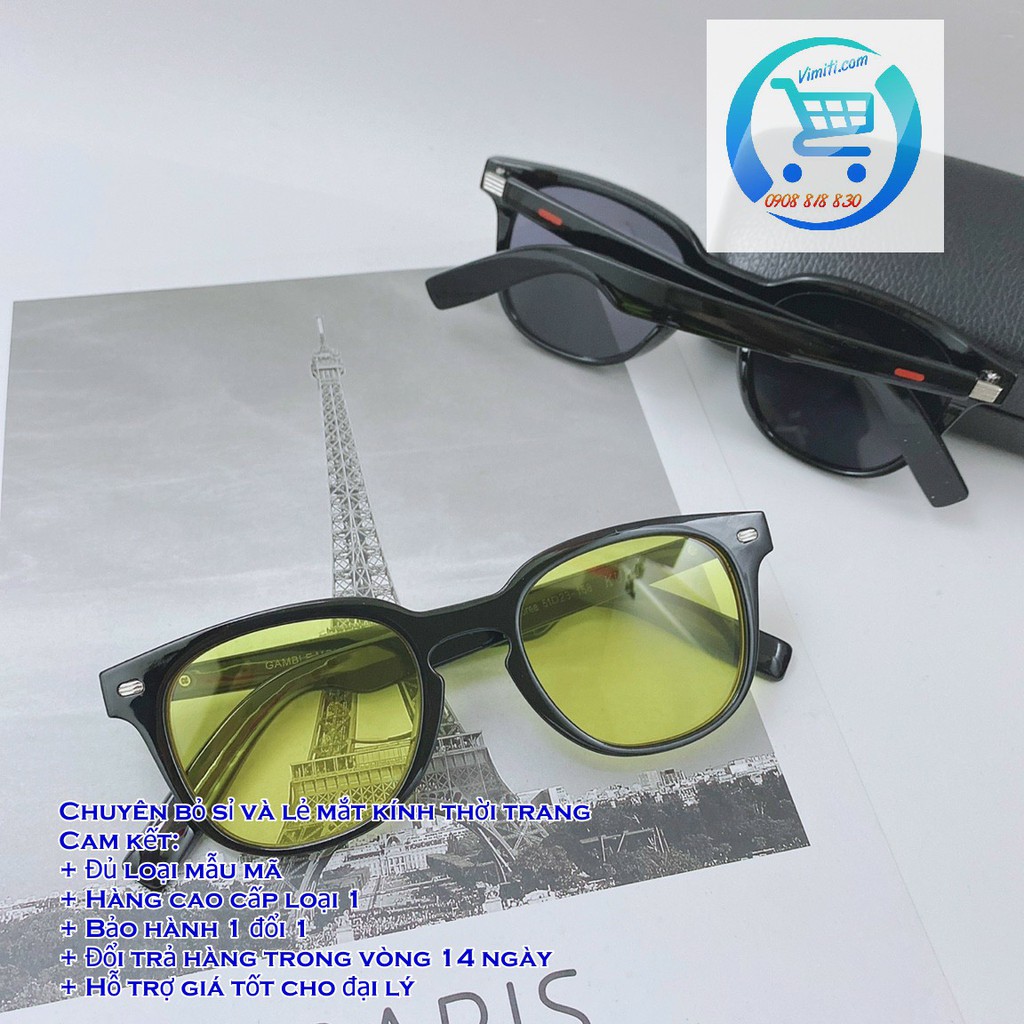 [ HÀNG CHẤT LƯỢNG ] Kính thời trang cao cấp Gental Monster dành cho nam, tròng kính polarized [ NÓI KHÔNG VỚI LỪA ĐẢO ]