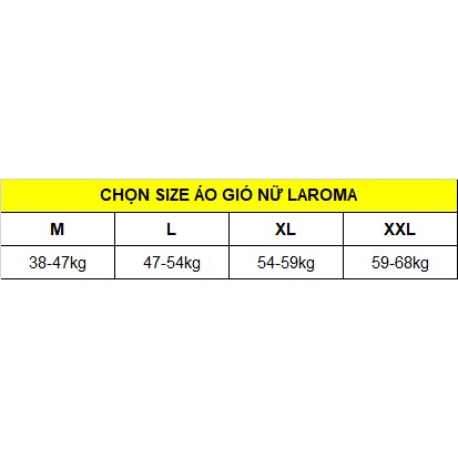 (XẢ LẺ SIZE) ÁO KHOÁC GIÓ NỮ, CHỐNG THẤM LARO TAG 499K