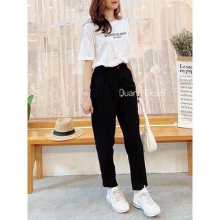 Quần baggy vải basic
