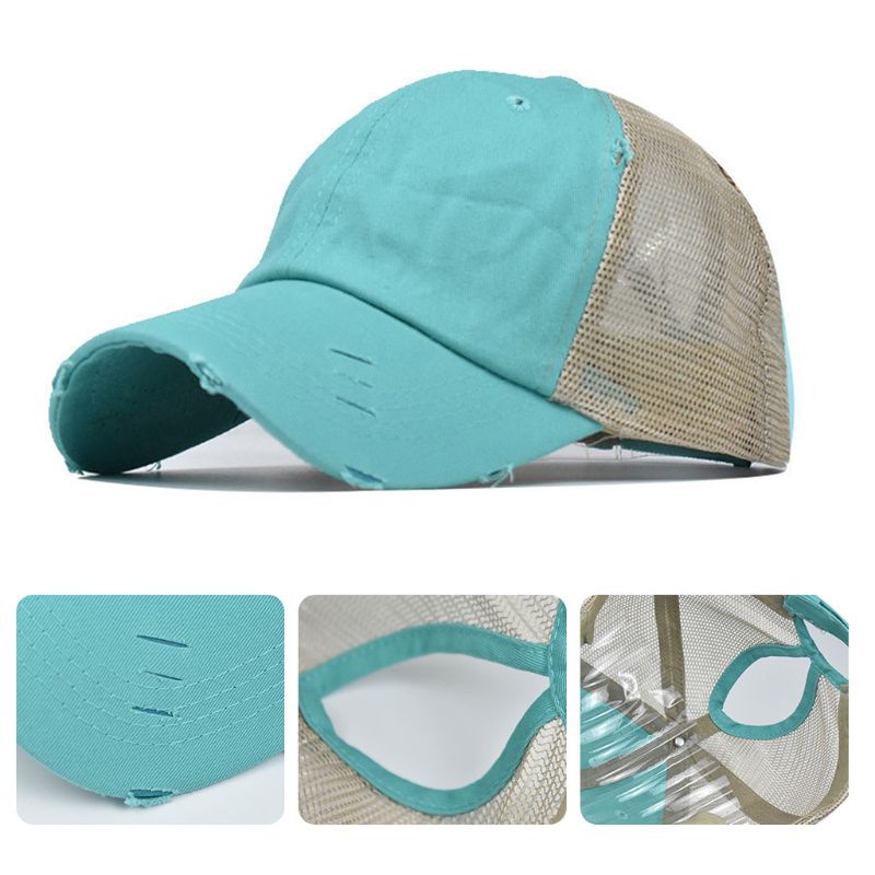 Mũ Lưỡi Trai Phối Lưới Thời Trang Cho Nữ