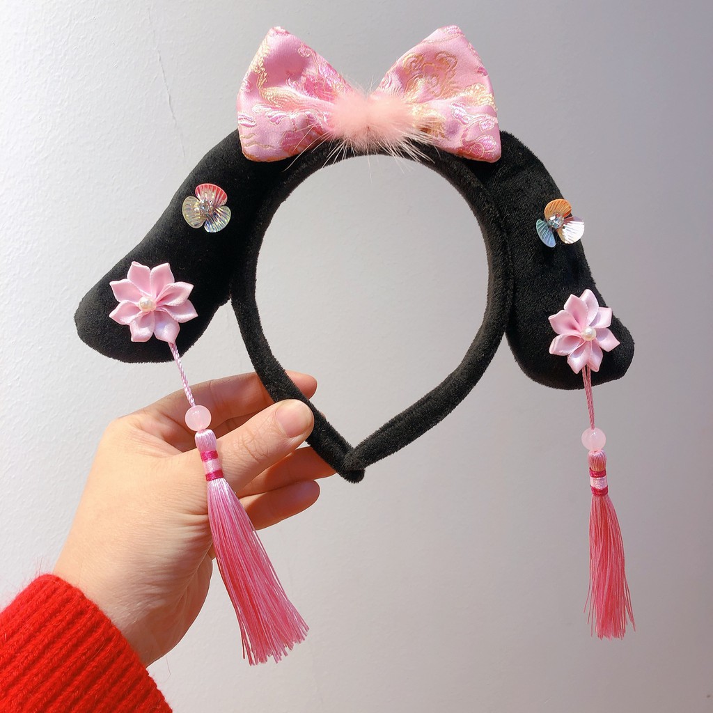 Cài Tóc Tua Rua Phong Cách Trung Hoa Cho Bé Gái