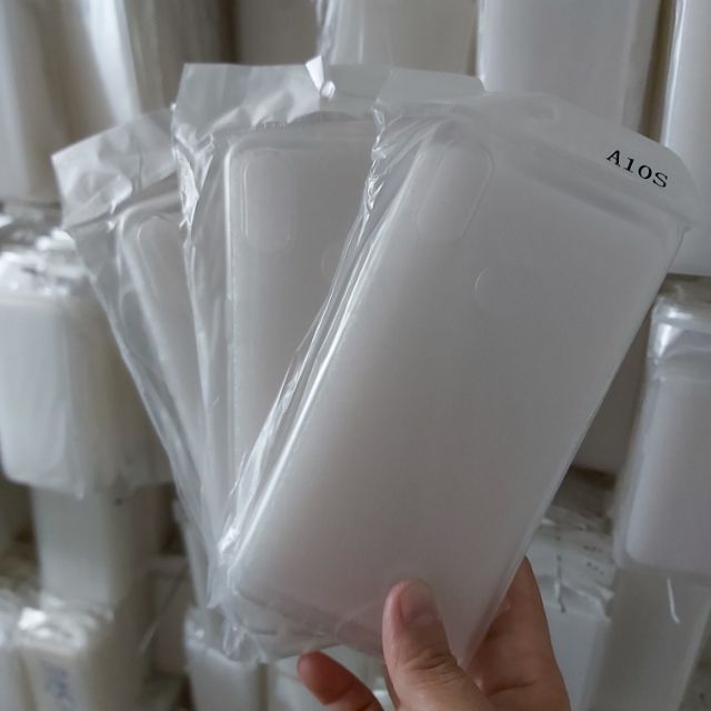 Ốp lưng silicon dẻo trong suốt Samsung Galaxy A10s siêu mỏng 0.5 mm(loại đẹp)