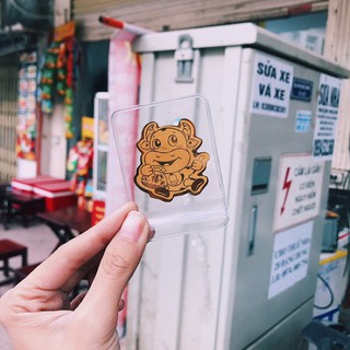 miếng dán trâu mèo thần tài