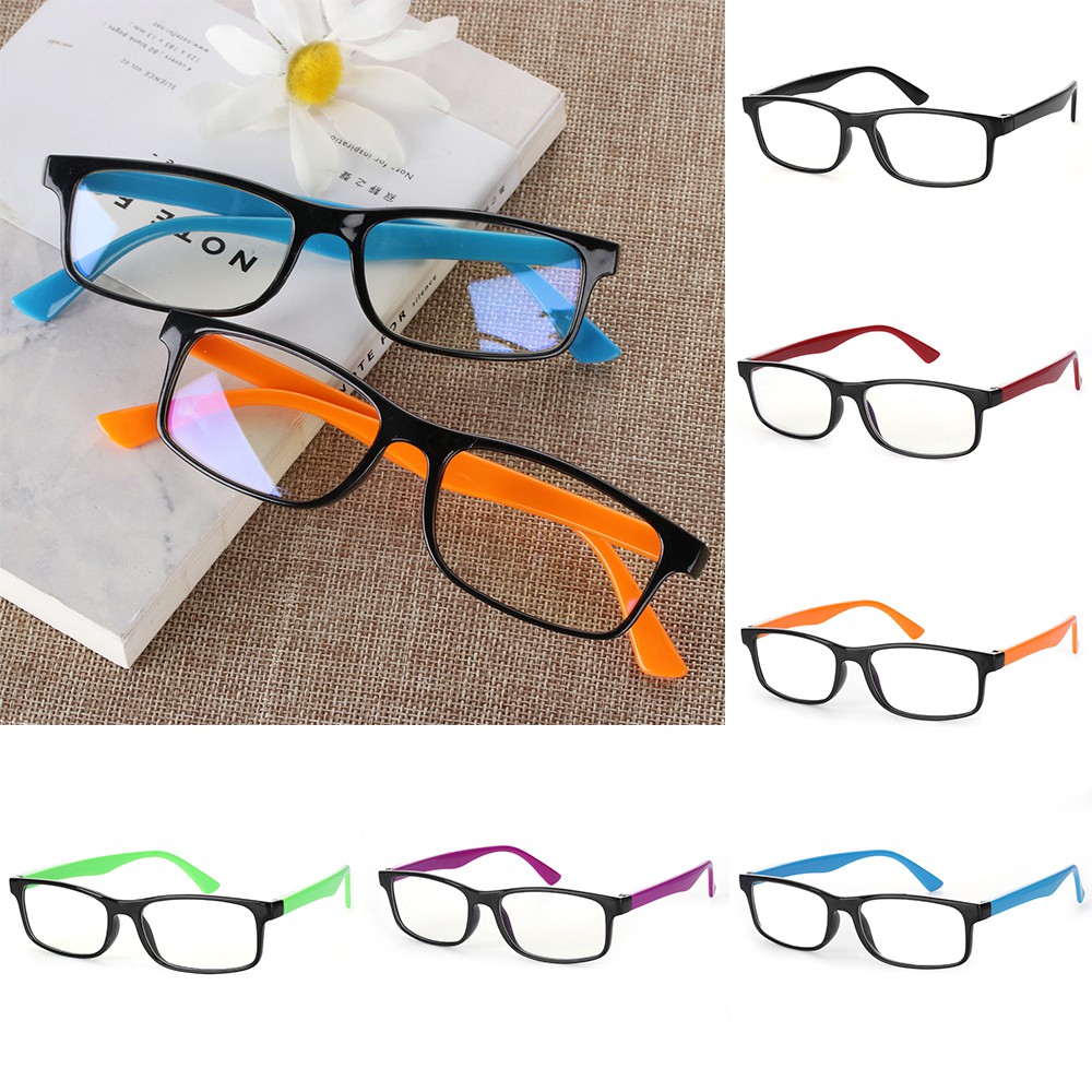 🌵CACTU🌵 Flat Mirror Anti Blue Rays Glasses Reading Anti-UV Computer Goggles UV400 Unisex Eyeglasses Gaming Radiation Protection/Multicolor
