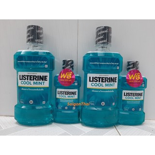 (SGT) Nước súc miệng Listerine chai 750 ml (tặng kèm chai 250 ml)