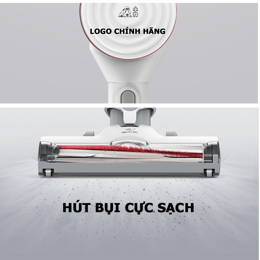 Máy hút bụi cầm tay cao cấp Puppyoo T6 Simba lực hút 15kPa công nghệ NIDEC MOTOR bảo hành chính hãng 2 năm